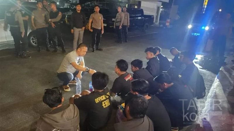 Cipta Kondisi Gabungan Polda Kalsel dan Polresta Banjarmasin Amankan Puluhan Remaja