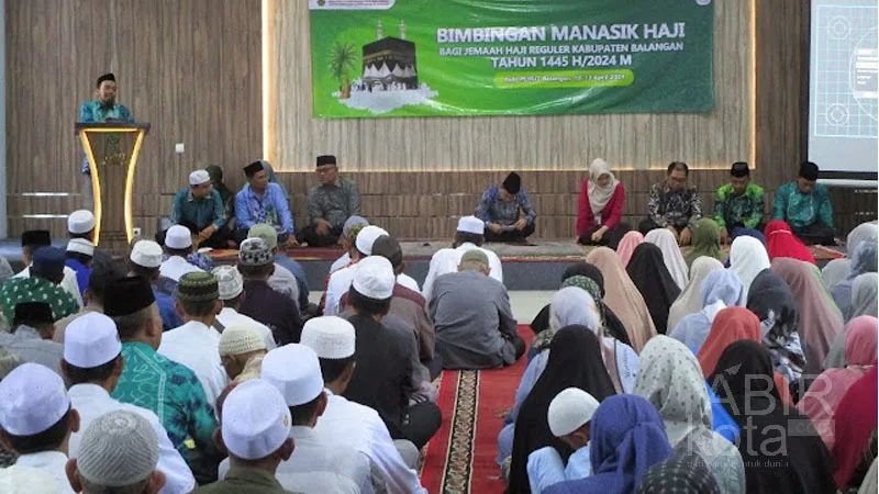 Bimbingan Manasik Haji, Bupati Balangan Minta Jamaah Maksimalkan Kesiapan ke Tanah Suci