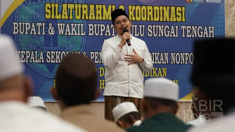Sukseskan Program 1.000 Tahfizh, Bupati HST Silaturahmi Bersama Kepsek dan Pendidik Non Formal
