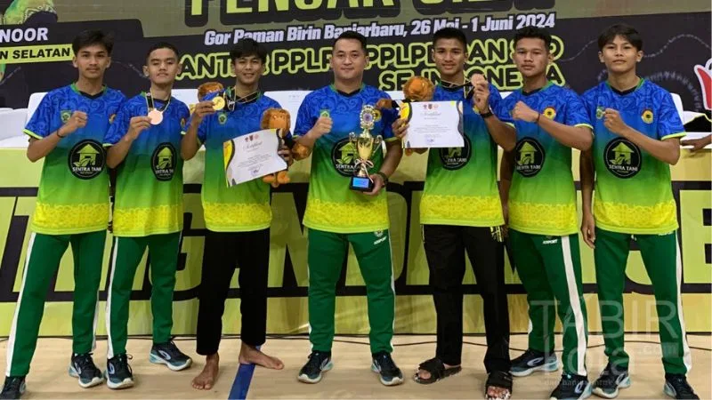 Pesilat Balangan Raih Gelar Terbaik di Ajang Kejurnas Pencak Silat PPLP/PPLPD/SKO se-Indonesia