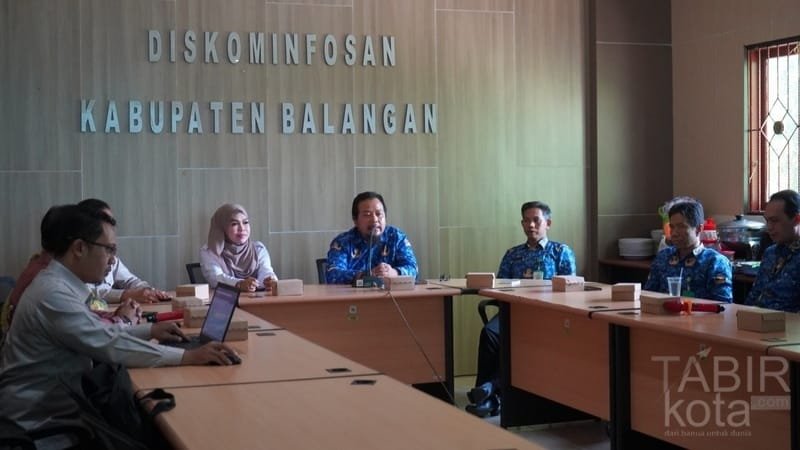Kunjungi Diskominfosan Balangan, Komisi Informasi Kalsel Monev Keterbukaan Informasi Publik