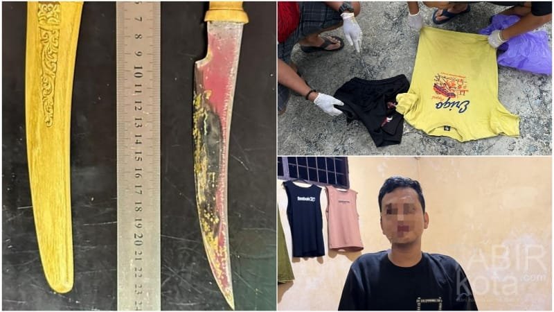 Ditusuk Anak Kandung di Leher, Seorang Ayah di Tapin Meregang Nyawa