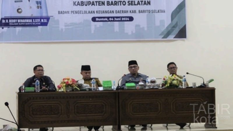Pj Bupati Barsel Hadiri Rakor PAD 2024