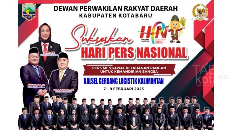 Moment Hari Pers Nasional, Ketua DPRD Kotabaru Apresiasi Peran Jurnalis