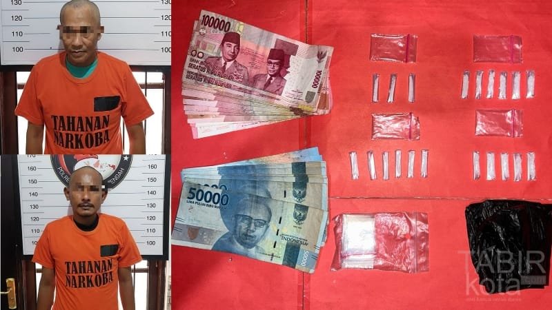 Dua Pengedar Sabu di HST Dihadiahi Polisi Gelang Putih