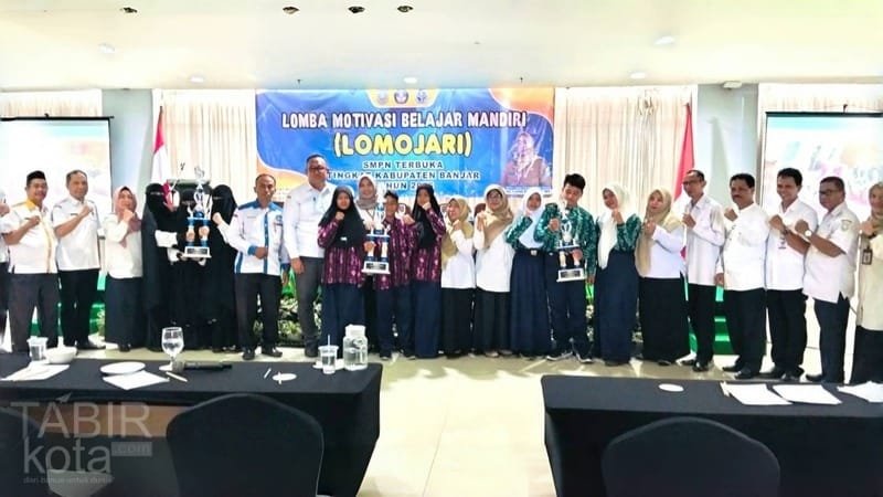 Raih Nilai 135, SMPT Martapura Juarai Lomojari Tingkat Kabupaten Banjar