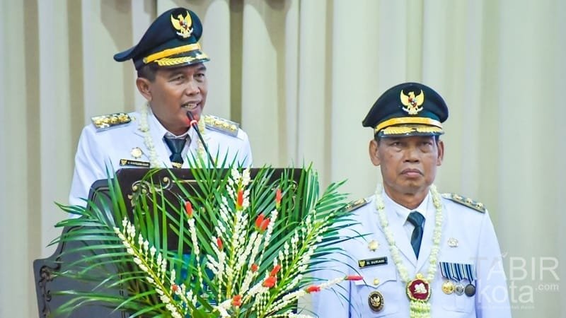 Pidato Pertama, Bupati HSS Sampaikan Visi Misi Lima Tahun Kedepan