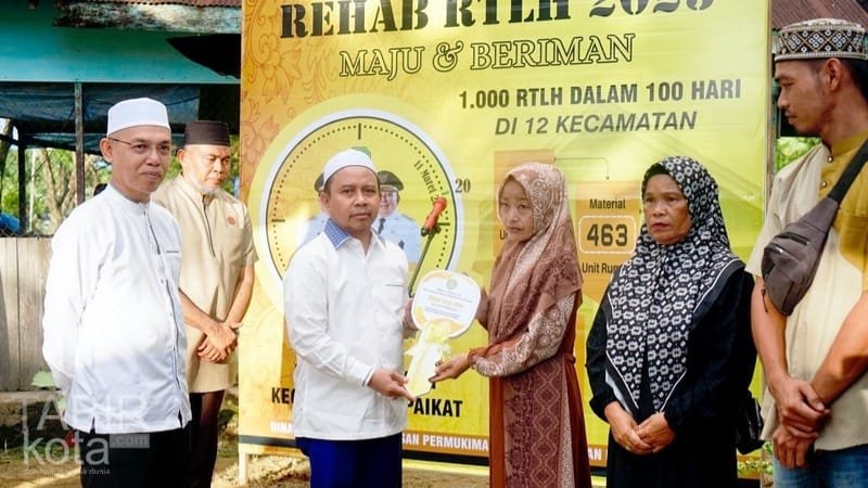 Rehab 1.000 RTLH, Bupati Tapin Pastikan Masyarakat Miliki Tempat Tinggal Layak dan Nyaman
