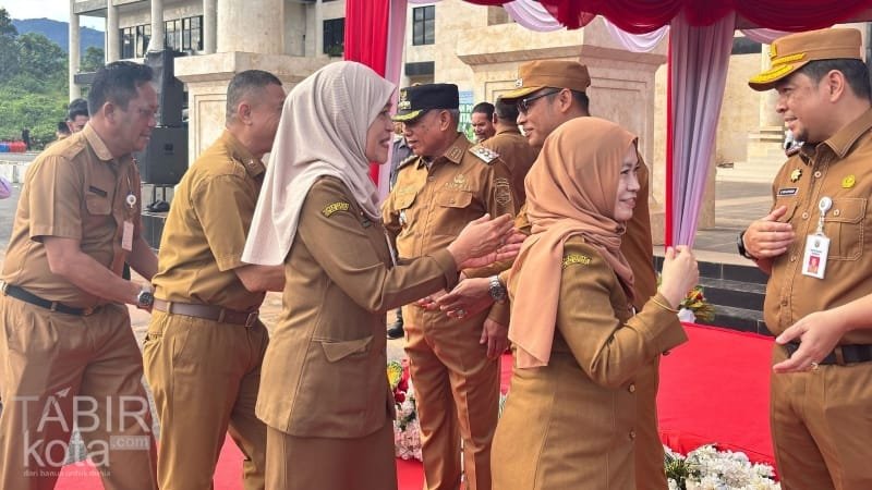 Pimpin Apel dan Halalbihalal, Bupati Kotabaru Tekankan Kedisiplinan ASN