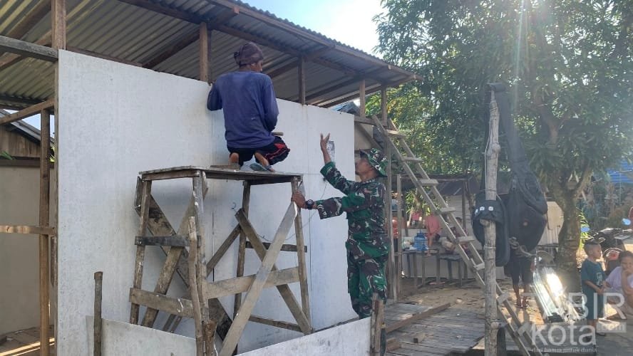 Satgas TMMD Kodim 1012/Buntok Percepat Renovasi RTLH di Talio