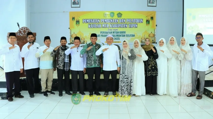 Persiapkan Kafilah MTQ Kalsel 2025, Pemkab Tapin Gelar Training Center