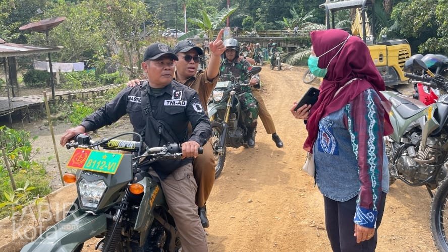 Buka TMMD ke-124, Wabup HST Dukung TNI Hubungkan Desa Terisolir