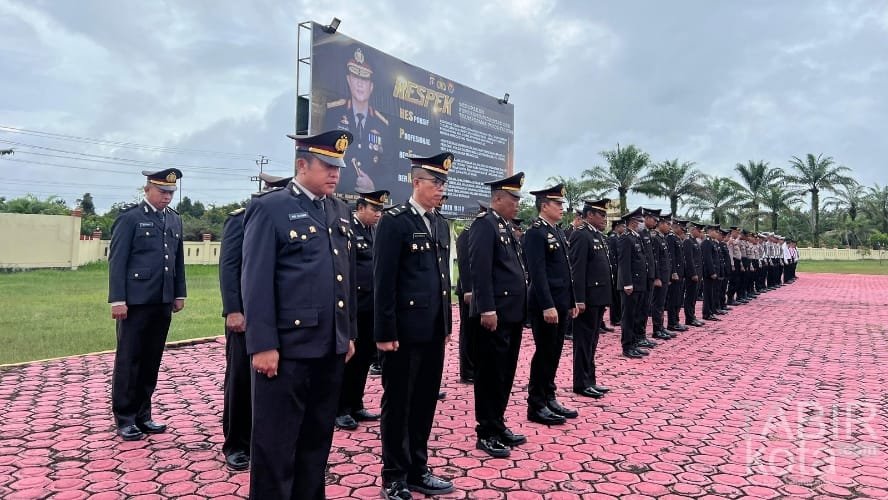 Momentum Hari Lahir Pancasila, Polres Barsel Komitmen Amalkan Nilai Luhur Bangsa