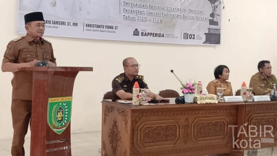 Buka Forum Penyusunan RPJMD, Wabup Barsel Tekankan Pentingnya Sinkronisasi Program dan Visi Pembangunan Daerah