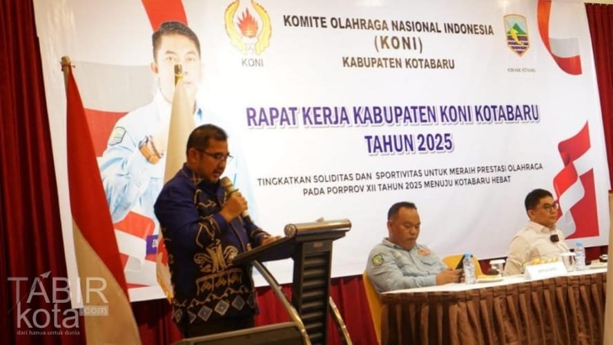 Rakerkab KONI 2025, Pemkab Kotabaru Dukung Peningkatan Prestasi Olahraga Daerah