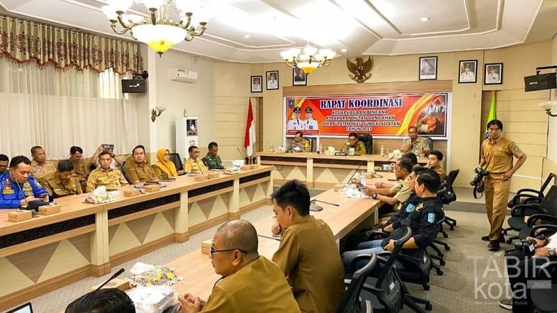 Pemkab HSS Gelar Rakor Antisipasi Bencana Karhutla