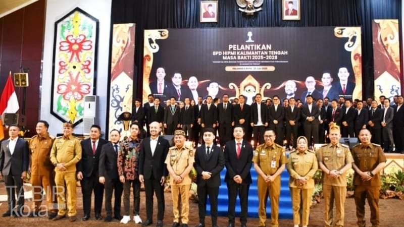 Bupati Barsel Hadiri Pelantikan Ketua HIPMI Kalteng Periode 2025–2028