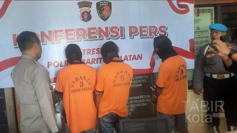 Bakar Lahan di Dangka Barsel, Tiga Warga Bartim Ditangkap Polisi